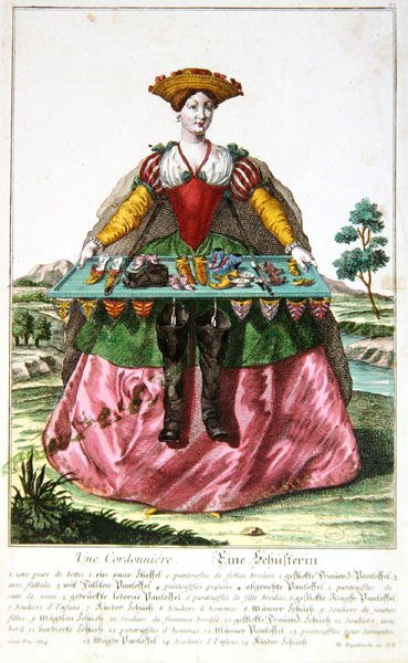 Un zapatero, c.1735 de Martin Engelbrecht
