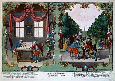 Adolescentes, principios del siglo XVIII de Martin Engelbrecht