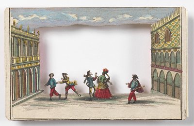 El carnaval de Venecia (Vista de mirilla) de Martin Engelbrecht