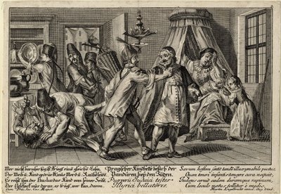 Los Pandurs visitando a los Judíos de Martin Engelbrecht