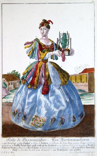 La esposa de un tapicero, c.1735 de Martin Engelbrecht
