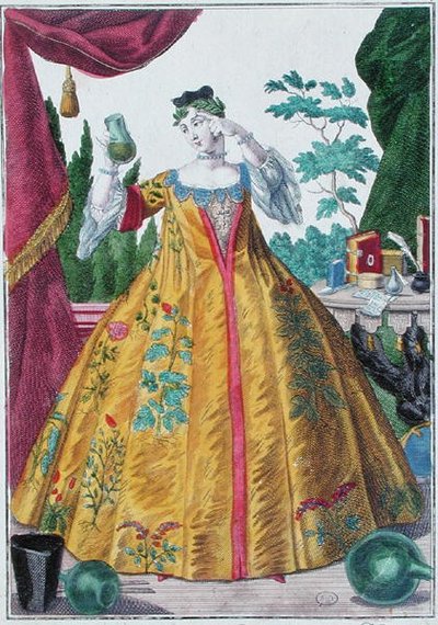 La esposa del doctor, c.1735 de Martin Engelbrecht