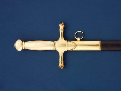 (detalle) de la espada Wellington-Hardinge de Martin Guillaume Biennais