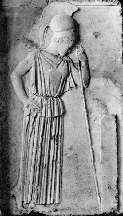 Relieve de Atenea Minerva, siglo V a.C., 1937 de Martin Hurlimann