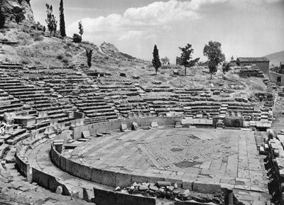 Teatro de Dionisio, Atenas, 1937 de Martin Hurlimann