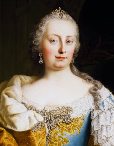 Retrato de la Emperatriz María Teresa de Austria de Martin II Mytens or Meytens