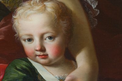 Retrato de Víctor Amadeo III de Cerdeña (1726-1796), (detalle) de Martin II Mytens or Meytens
