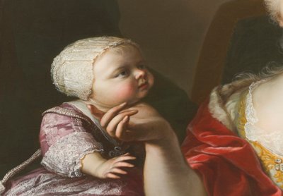 Retrato de la princesa Eleonora de Saboya (detalle) de Martin II Mytens or Meytens