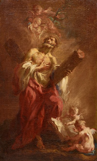 El apóstol Andrés de Martin Johann Schmidt