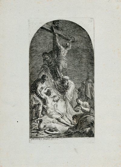 Descenso de la cruz de Martin Johann Schmidt