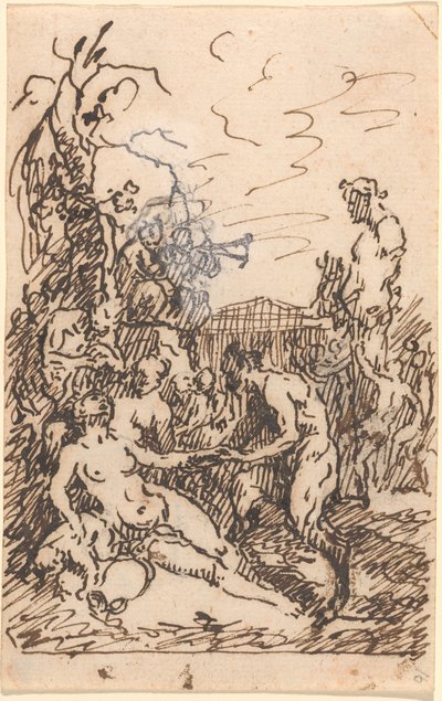 Sátiros y ninfas de Martin Johann Schmidt