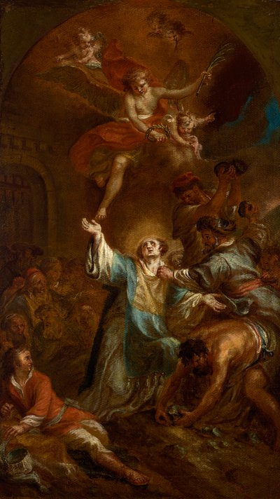 Lapidación de San Esteban de Martin Johann Schmidt