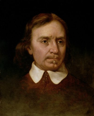 Estudio de retrato de Oliver Cromwell (1599-1658) de Martin Johnson Heade