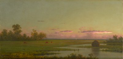 Marisma salada en Southport, Connecticut, c.1862-63 de Martin Johnson Heade