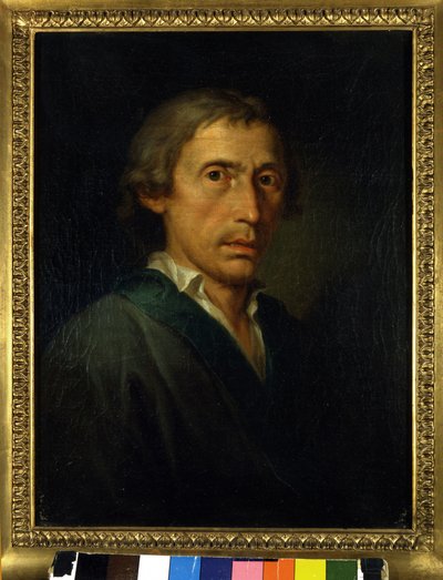Retrato de Giuseppe Parini (1729-1799) poeta y escritor italiano. Pintura de Martin Knoller (1725-1804) 1760-1770 circa. Milán de Martin Knoller
