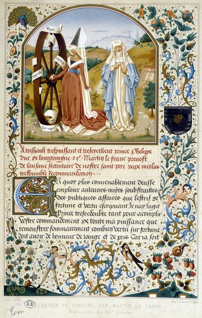 La rueda de la fortuna - por Martin Le Franc de Martin Le Franc