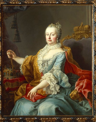 Retrato de María Teresa Habsburgo, Archiduquesa de Austria de Martin Meytens the Younger