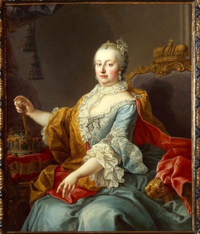Retrato de María Teresa, Emperatriz del Sacro Imperio Romano de Martin Meytens the Younger