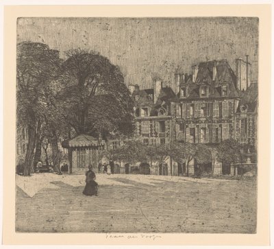 Plaza de los Vosgos en Parijs de Martin Monnickendam