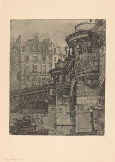 Pont Neuf en París de Martin Monnickendam