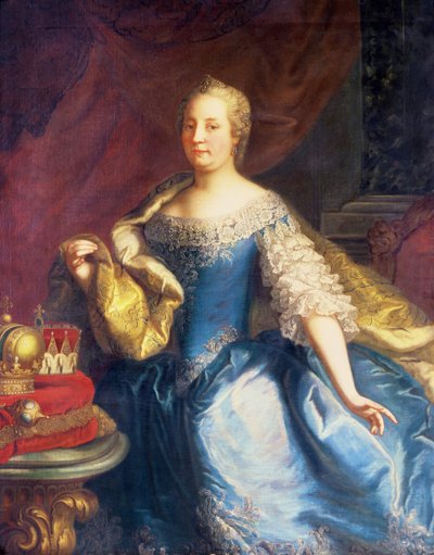 Retrato de la emperatriz María Teresa de Austria de Martin Mytens or Meytens