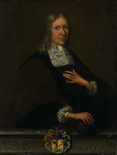 Retrato de Rycklof van Goens, Gobernador General de la Compañía Holandesa de las Indias Orientales de Martin Palin (copy after)
