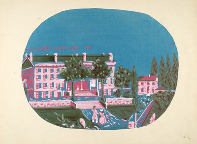 Diseño de Caja de Banda Asilo de Sordos y Mudos, c. 1939 de Martin Partyka
