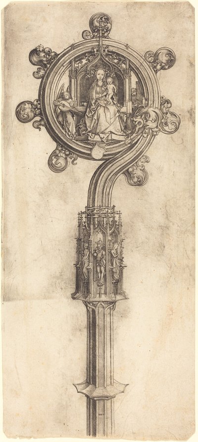 Báculo de un obispo de Martin Schongauer