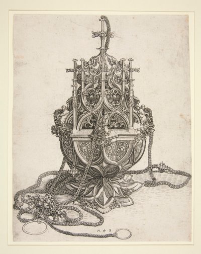un incensario de Martin Schongauer