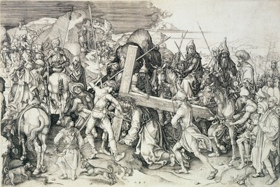 Cristo llevando su cruz de Martin Schongauer