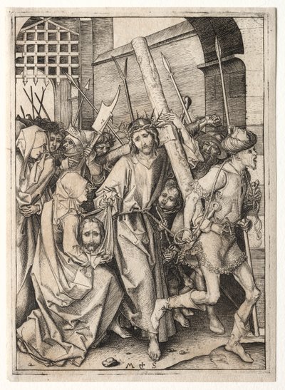 Cristo llevando la cruz de Martin Schongauer