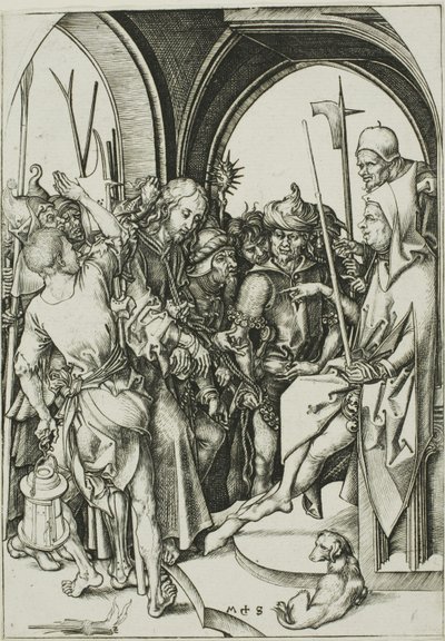 Cristo ante Anás de Martin Schongauer