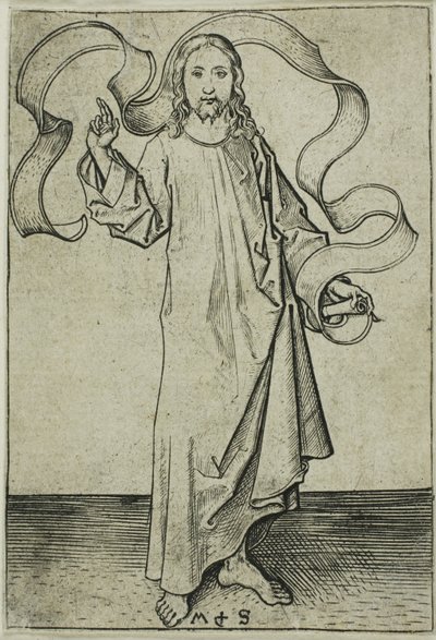 Bendición de Cristo de Martin Schongauer