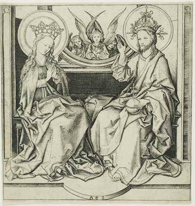 Cristo Bendiciendo a la Virgen de Martin Schongauer