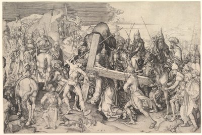 Cristo llevando la cruz, c.1475-80 de Martin Schongauer