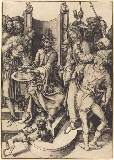 Cristo ante Pilato de Martin Schongauer