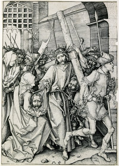 Cristo cargando la cruz, finales del siglo XV de Martin Schongauer