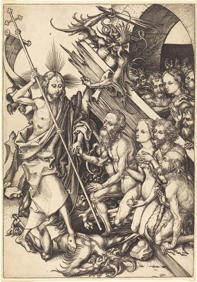 Cristo en el Limbo de Martin Schongauer