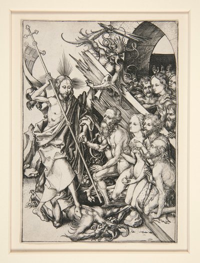 Cristo en el limbo de Martin Schongauer