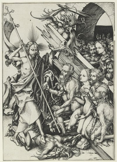 Cristo en el Limbo de Martin Schongauer