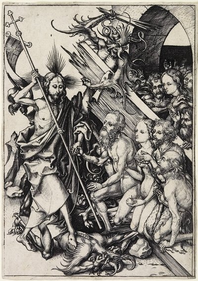 Cristo en el Limbo, c. 1480 de Martin Schongauer