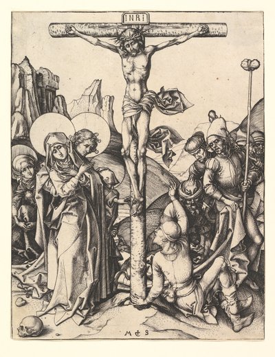 Crucifixión, ca. 1435-1491 de Martin Schongauer