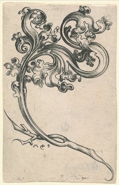 Ornamento de Hoja de Martin Schongauer