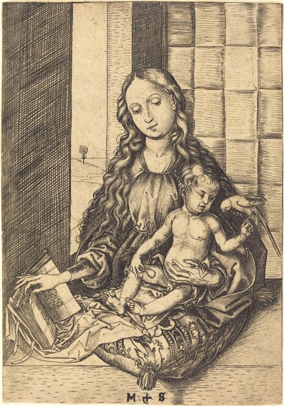 Madonna con un loro de Martin Schongauer