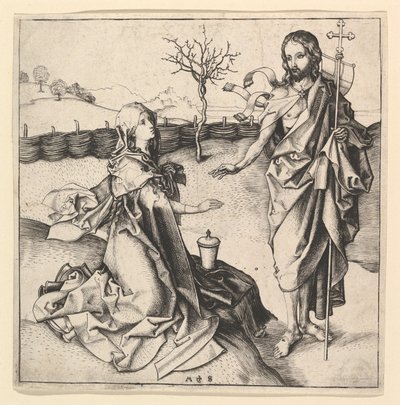 Noli me Tangere, ca. 1435-1491 de Martin Schongauer
