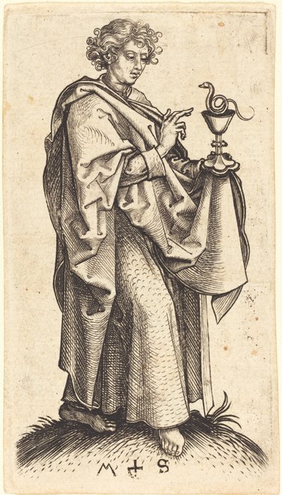 San Juan Evangelista de Martin Schongauer