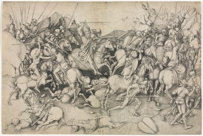 San Jaime y los sarracenos, siglo XV de Martin Schongauer