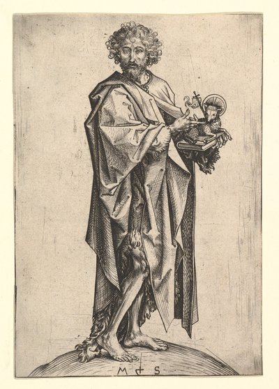San Juan Bautista, ca. 1435-1491 de Martin Schongauer