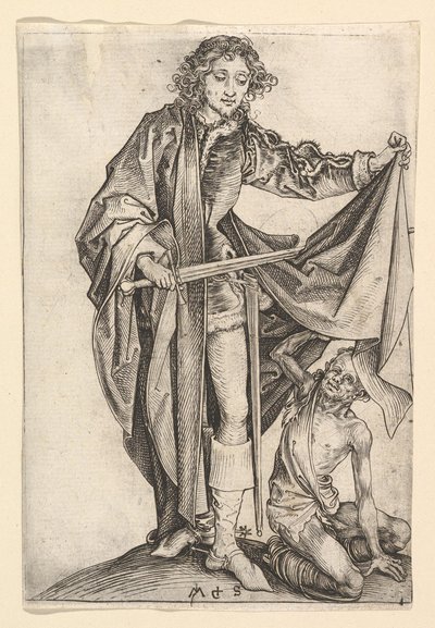 San Martín de Martin Schongauer
