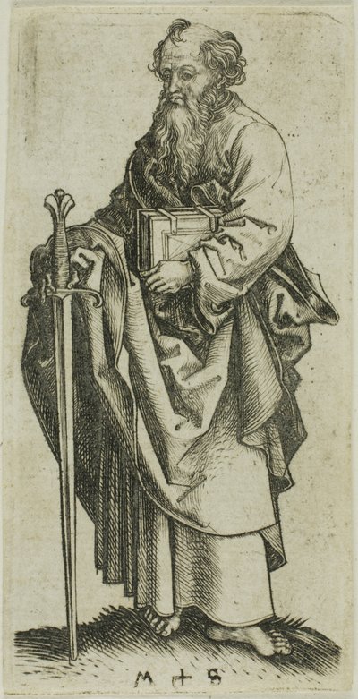 San Pablo, de los Apóstoles de Martin Schongauer